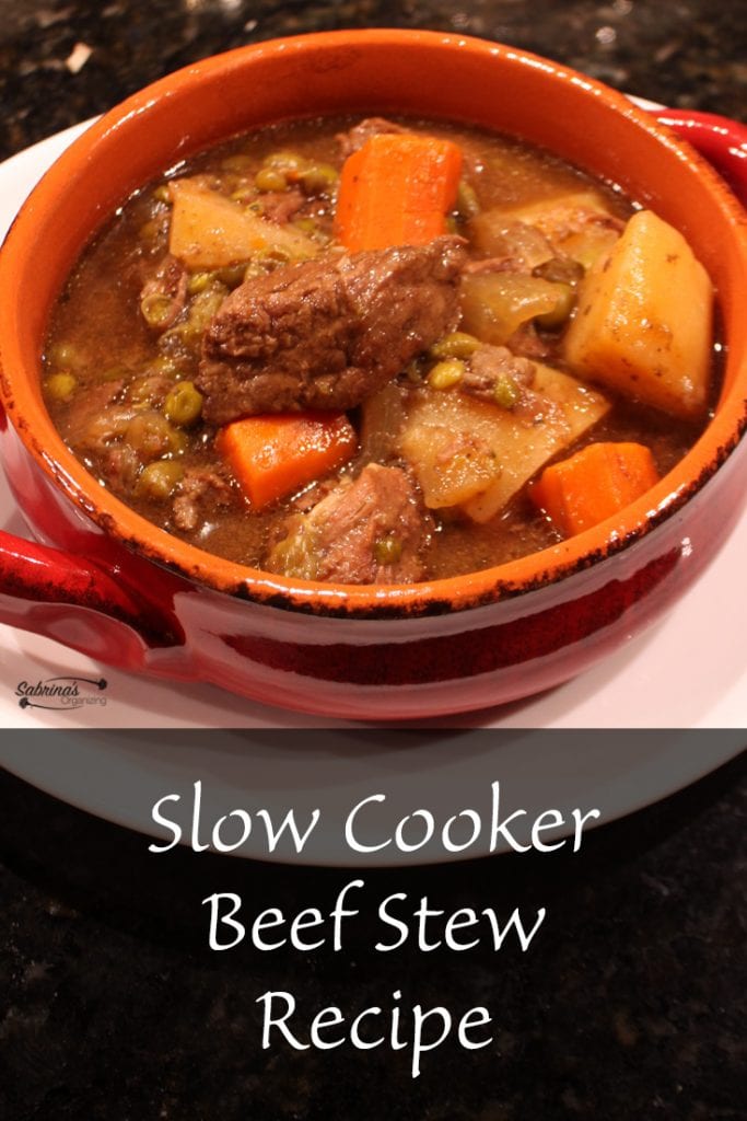 Slow Cooker Easy Beef Stew Recipe | Sabrinas Organizing