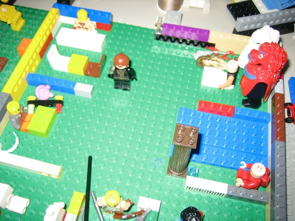 Lego town created by Joshua