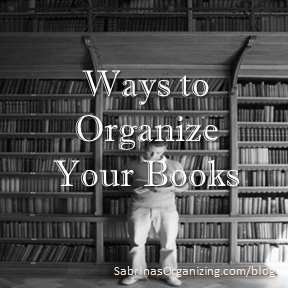 5 ways to organize books on bookshelves