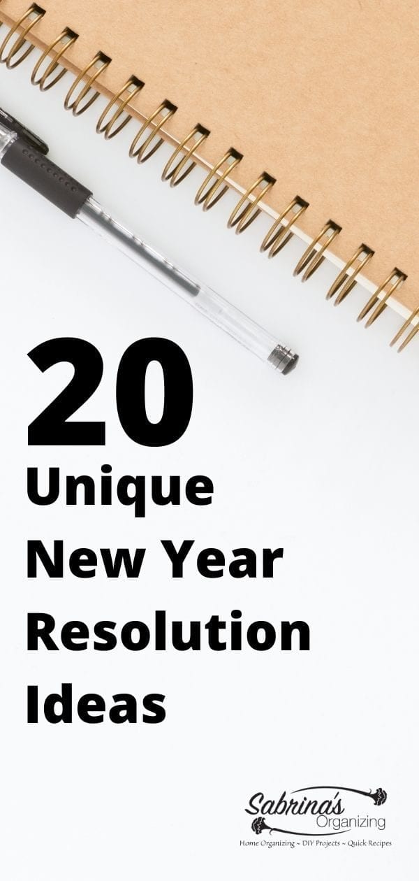 20 Unique New Year Resolution Ideas long image