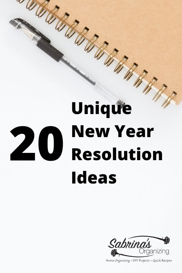 20 Unique New Year Resolution Ideas Featured image
