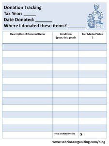 How to Organize Donation Items - Sabrinas Organizing