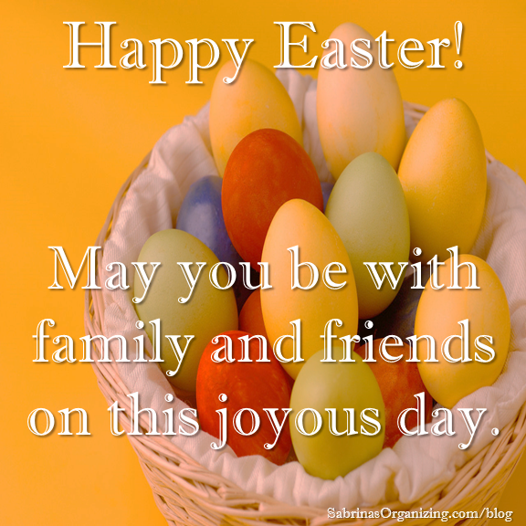 Happy Easter may you be with family and friends on this joyous day.