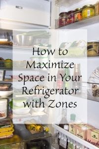 How to Maximize Space in Your Refrigerator with Zones