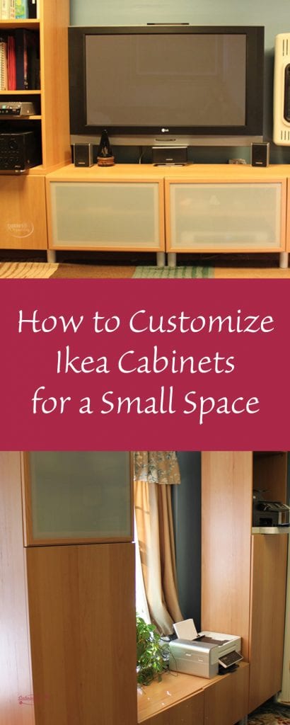 How to Customize Ikea Cabinets for a Small Space