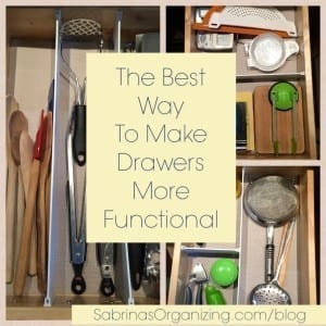 The Best way to make drawers more functional