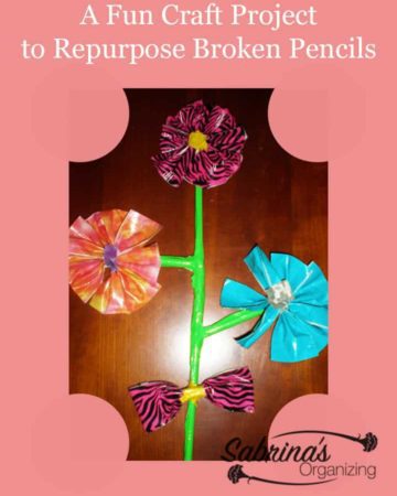 A Cute Craft Project to Repurpose Broken Pencils - featured image