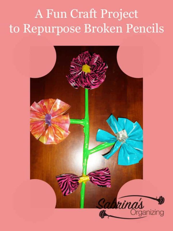 A Cute Craft Project to Repurpose Broken Pencils - featured image