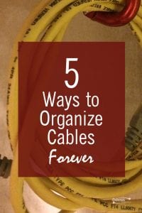 5 ways to organize cables forever