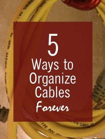 5 ways to organize cables forever
