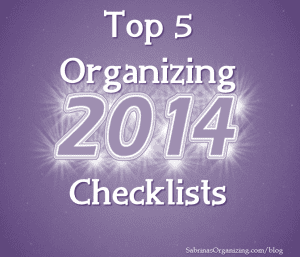 Top 5 Organizing Checklists