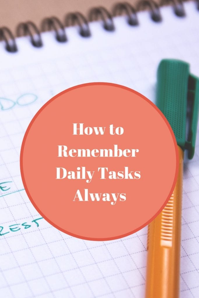 meaning of daily tasks