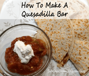 how to make a quesadilla bar recipe