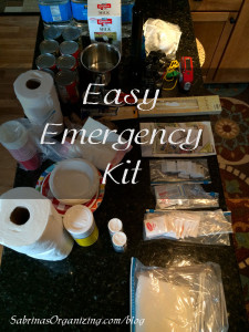 Easy Emergency Kit