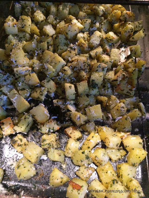 parm garlic roasted potato