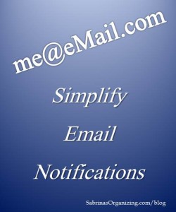 simplify email notifications