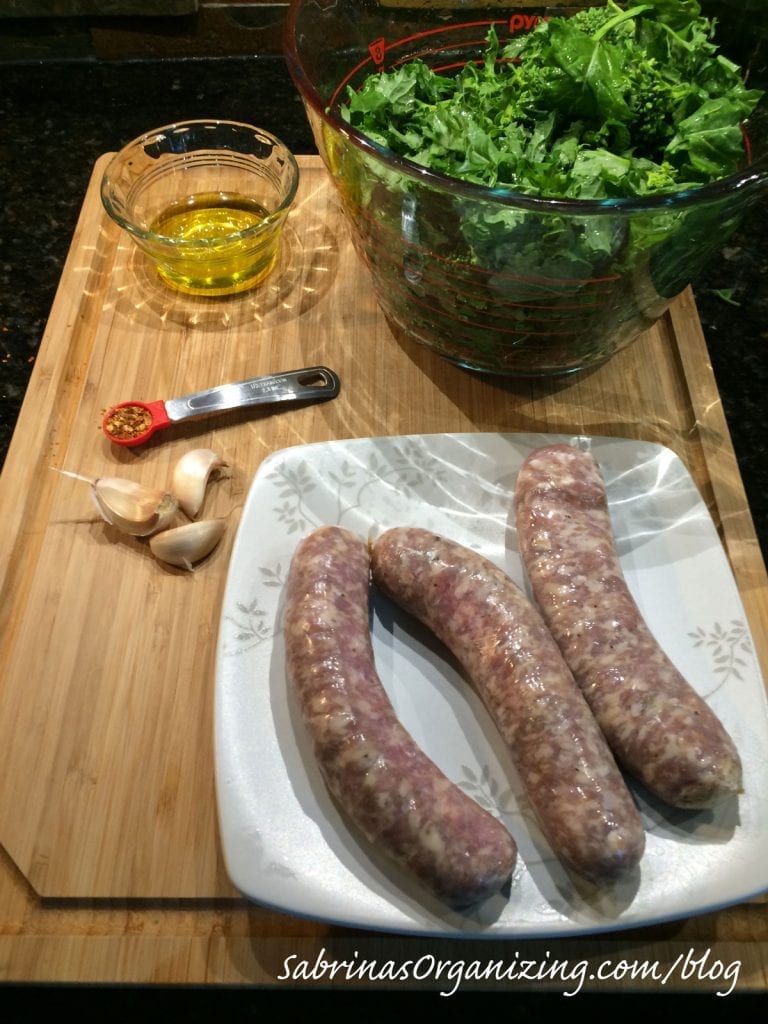 sausage and broccoli rabe ingredients