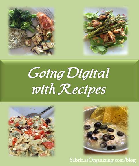Going Digital with Recipes | Sabrina's Organizing #recipe #digital