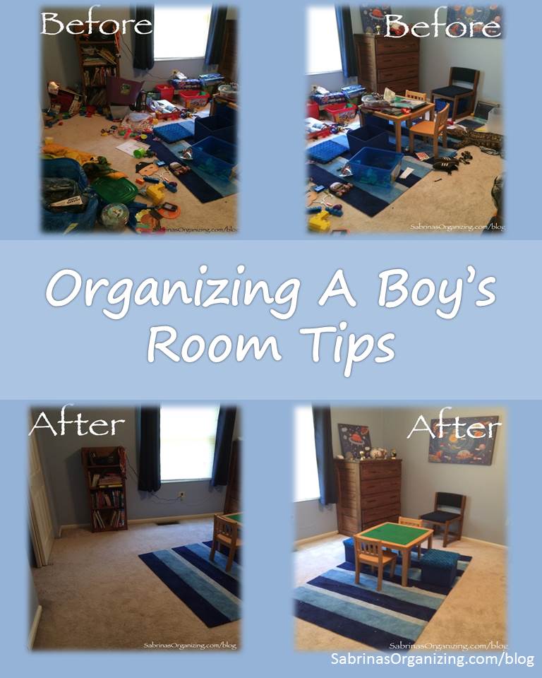 organizing a boys room tips