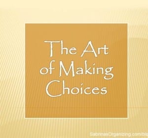 art of making choices