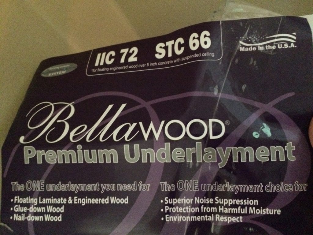 bellawood product Premium Underlayment