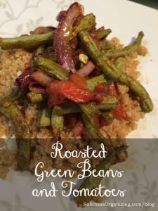 Roasted Green Beans & Tomatoes recipe