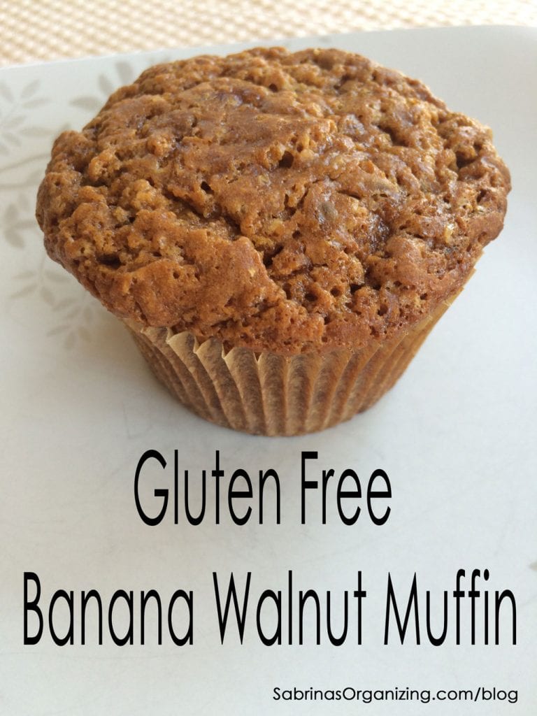 Gluten Free Banana Walnut Muffin recipe