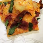 pineapple bacon pizza pieces