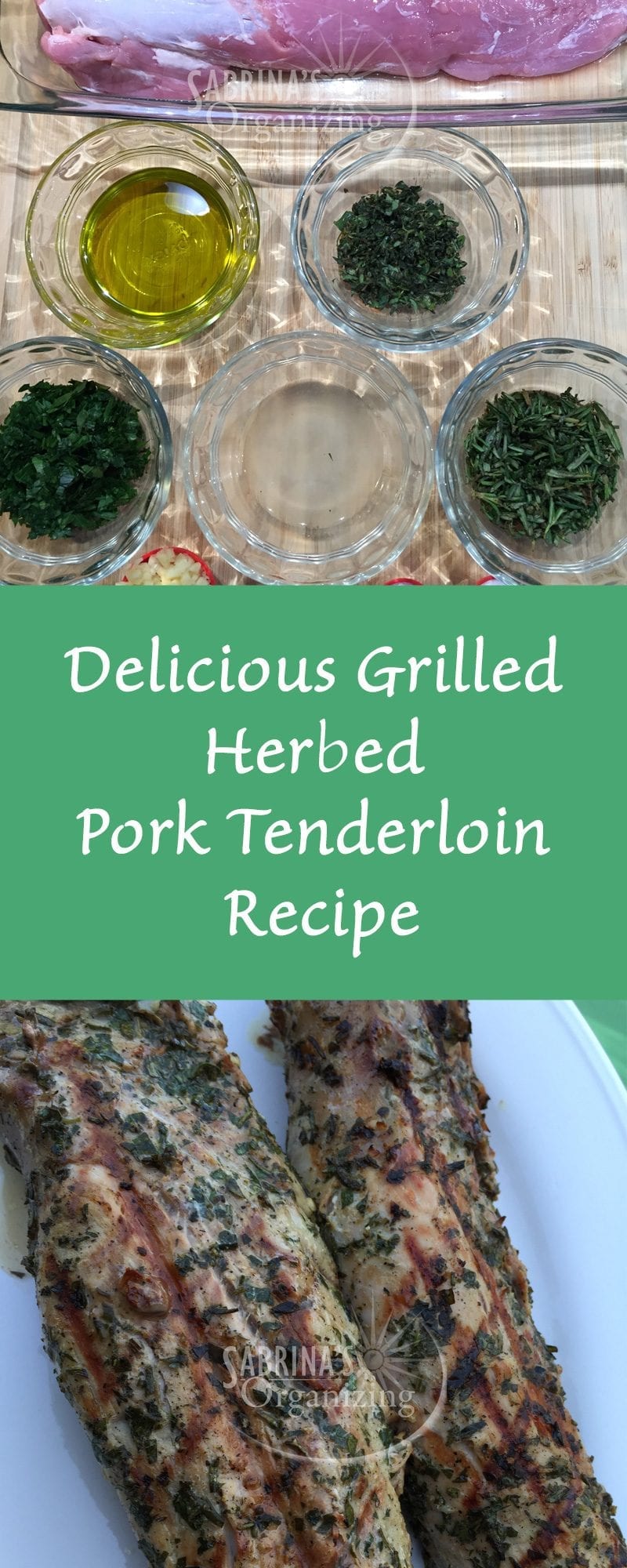 Grilled herbed pork tenderloin recipe 