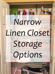 Narrow Linen Closet Storage Options Made Easy