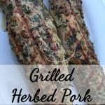 grilled herb pork tenderloin