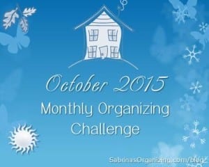 october organizing challenge