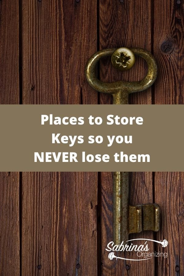 Places to Store Keys so you never lose them