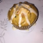 pumpkin pecan chocolate chip muffin