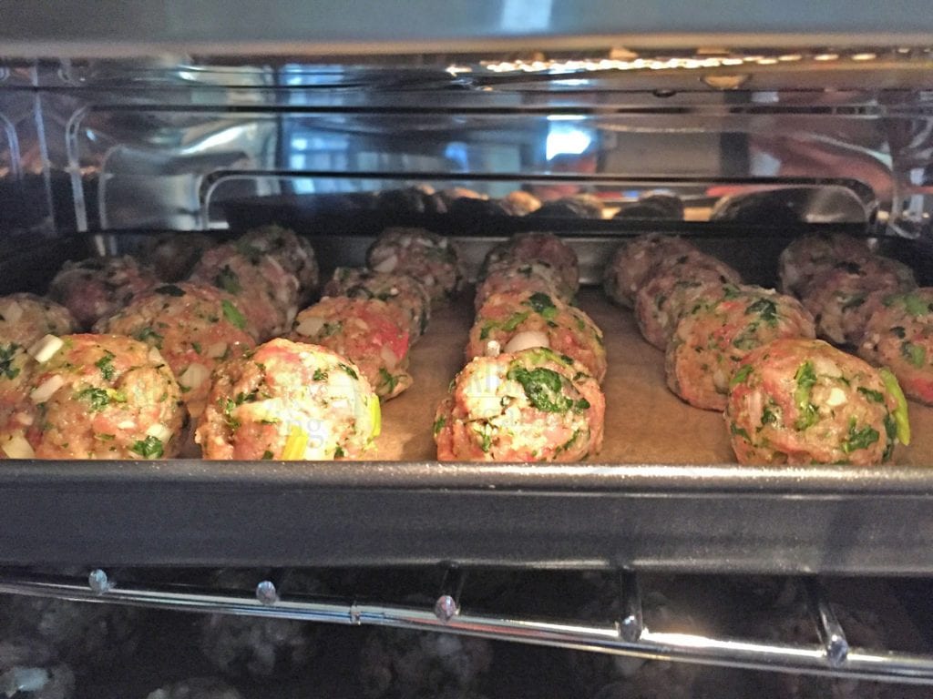 Broccoli Rabe Meatballs recipe Sabrinas Organizing