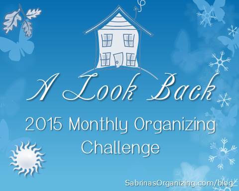 A look back Monthly Organizing Challenge
