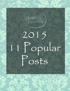 11 Popular Posts from Sabrina's Organizing