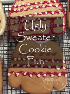 Ugly Sweater Cookie Fun - Sabrina's Organizing