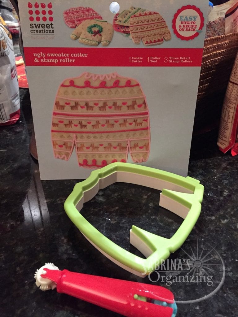 ugly sweater cookie cutter set