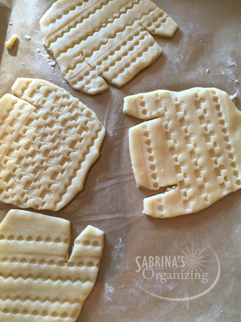 use the roller on dough - Sabrina's Organizing