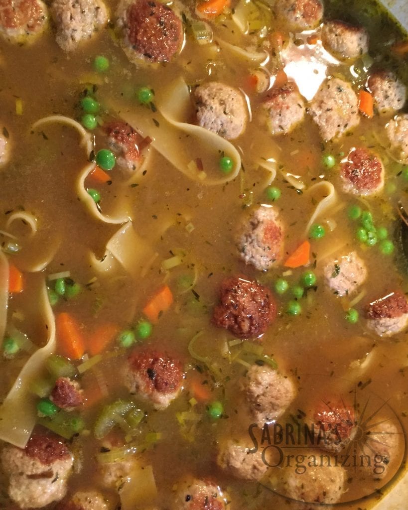turkey noodle soup | Sabrina's Organizing
