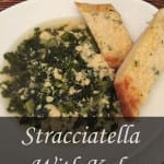 Stracciatella With Kale Soup Recipe| Sabrina's Organizign