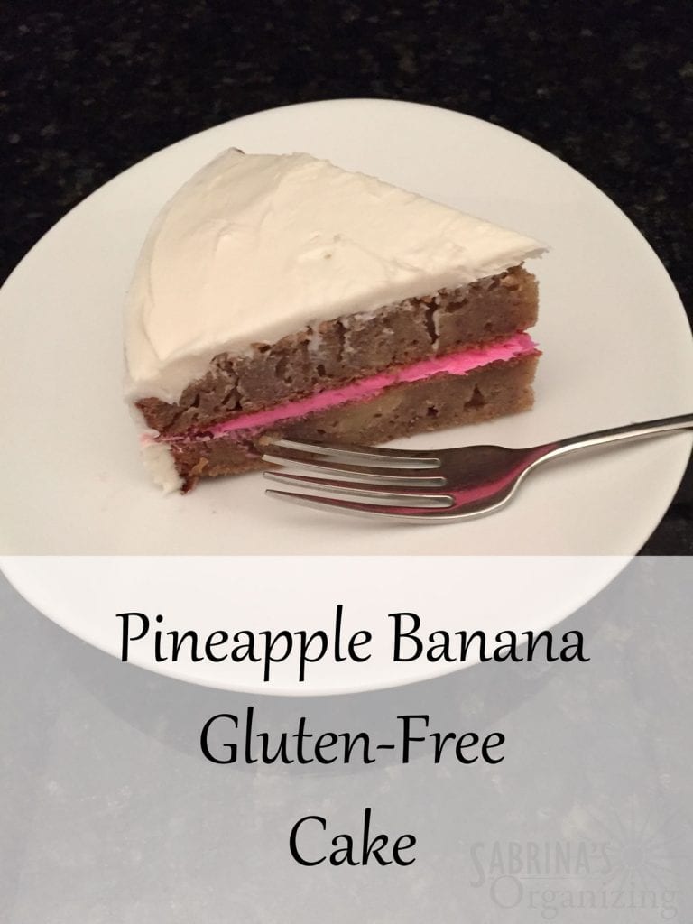 Pineapple banana gluten free cake recipe | Sabrina's Organizing #cake #recipe #glutenfree