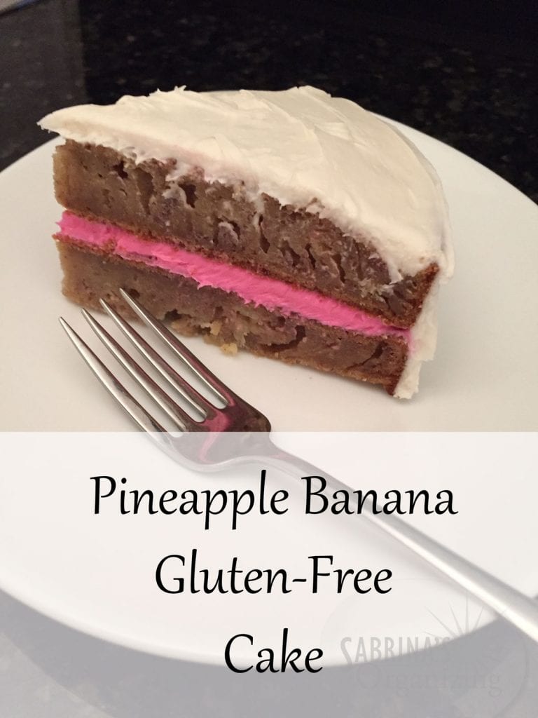 Pineapple banana gluten free cake recipe | Sabrina's Organizing #cake #recipe #glutenfree