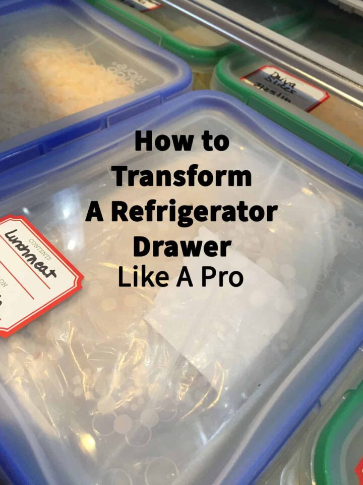 How to organize a Refrigerator wide drawer like a pro