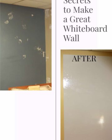 Secrets to make a large whiteboard wall - featured image