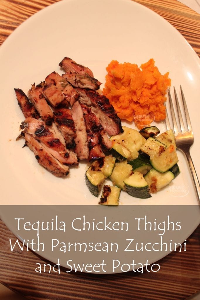 Tequila Chicken Thighs zucchini and Sweet Potato recipes