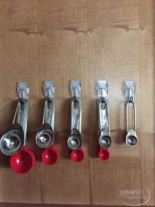 hanging measuring spoons