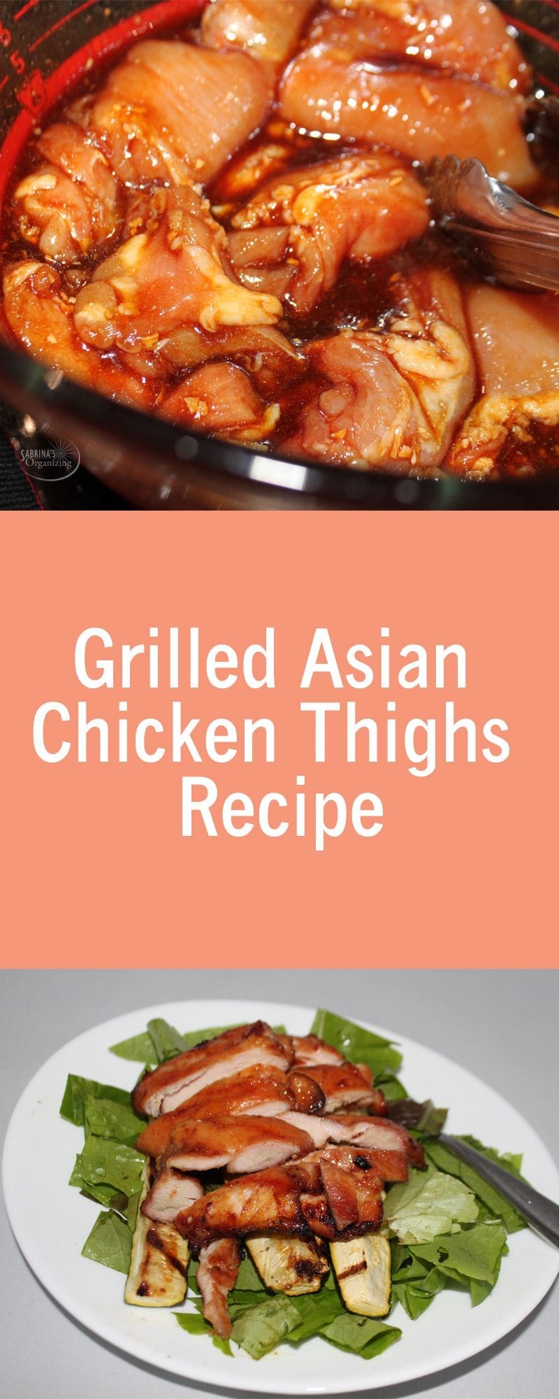 Grilled Asian Chicken Thighs Recipe