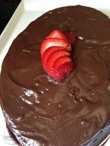 Slow Cooker Gluten Free Cinnamon Chocolate Cake